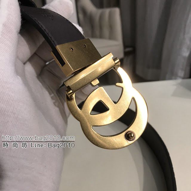 Gucci經典皮帶 古奇小牛皮腰帶  jjp1349